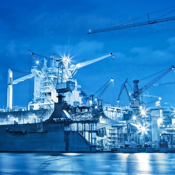 yachting kroatien yacht service dock nacht