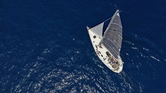 yachting kroatien segelyacht vogelperspektive